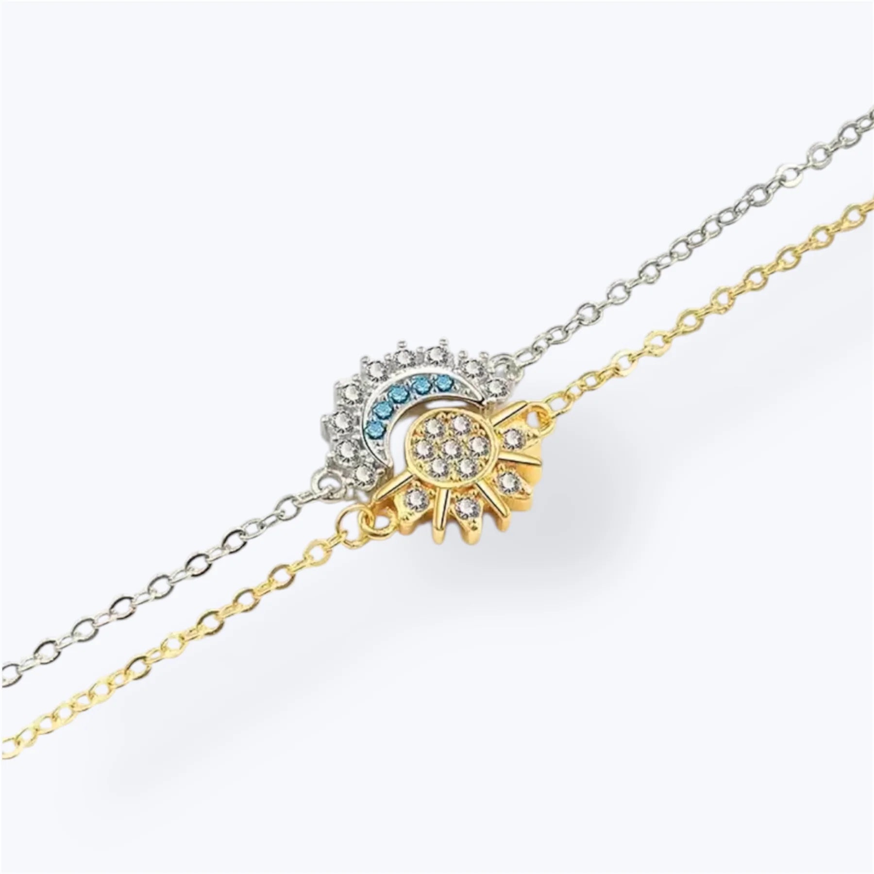 Sun & moon bracelet
